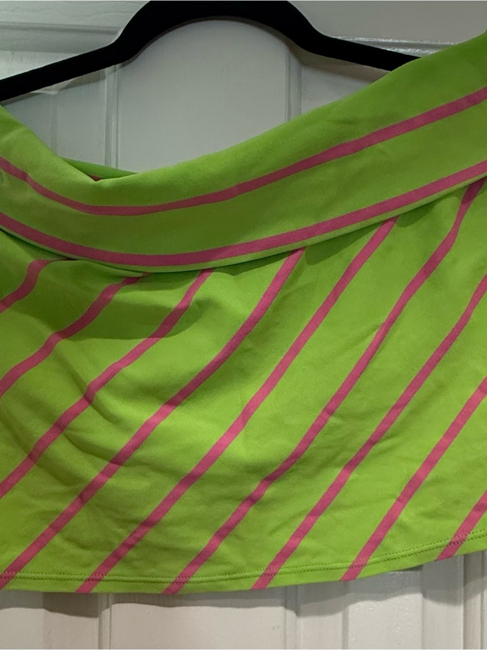 Ralph Lauren Lime Green Dress with Pink Stripes